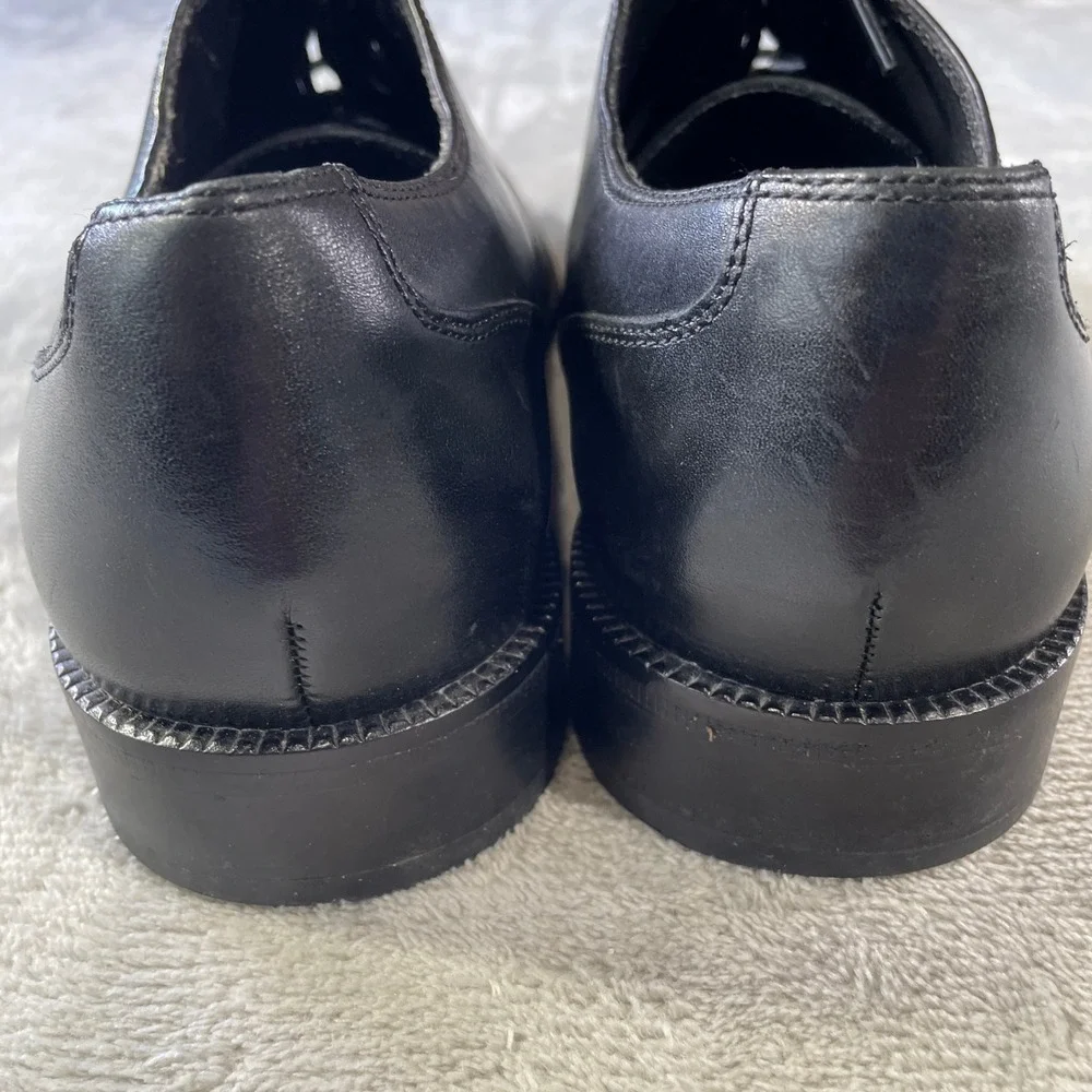 Cole Haan Oxford Dress‎ Shoes Mens 10 Black Leather Cap Toe Office Casual Career